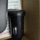 USB Hub for Tesla Model Y Juniper 2025 2026 Model 3 Highland 2024 2025 with Sliding Cover, Dual Type-C RGB Ambient Light Docking Station Multi Ports Retractable Cable fit Center Console