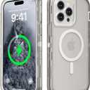 for iPhone 14 Pro Case, Compatible with MagSafe, Heavy Duty Shockproof Protection Phone Cases, Anti-Drop, Dual Layer Transparent Magnetic Phone Case for iPhone 14 Pro, 6.1", Gray