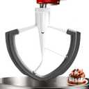 Flex Edge Beater for KitchenAid 6 Quart Bowl-Lift Mixers - Auto-Scrape Silicone Scraper Paddle Flexible Silicone Edges Bowl Scraper for Kitchen Aid Accessories and Attachmentsd  Dishwasher-Safe