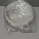 100 Count Clear Plastic Plates 9 Inch,Washable & ReusableDessert Plates Disposable,Cake Plates Disposable,Clear Plates For Party,Weddings and Events