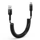 Samsung A15 Charger Cable 3FT for Car, Short Android Auto Coiled USB A to USB C Cord for Samsung Galaxy A17 A16 A35 5G S25 Plus A55 A25 A14 A54 S24 Ultra FE A13 A53 Z Fold6,Fast Charging Phone Wire