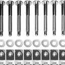 Truck Bed Mounting Bolt Nut Hardware Kit Fits 1999-2016 Ford F250 F350 Super Duty Truck Replaces # W706640S900 W706641S900 W708770S436 XC3Z9900038AA 924-311