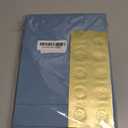 50 Pack Dusty Blue A7 Envelopes with Cards 5x7 Thick Folded Cardstock and Gold Stickers for Greeting Cards, Wedding, Birthday, Invitations, Baby Showers (Dusty Blue, 5x7)