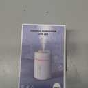 1 Pieces Cool Mist Portable Mini Humidifiers, 300 ml, Quiet USB Personal Desktop Humidifiers with 2 Mist Modes and Auto Shut Off for Bedroom Home (Pink, White)