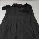 LALAGEN Womens Plus Size Lace Cold Shoulder Casual Long Plain Evening Party Maxi Dress L-5X (3XL)