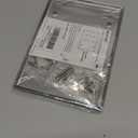 BESTTEN 3-Gang Combo Metal Wall Plate with hite or Clear Plastic Film, 1-Blank/2-Toggle, Standard Size, Corrosion-Resistant Stainless Steel Light Switch Cover, Brushed Finish, 2 Pack, Silver