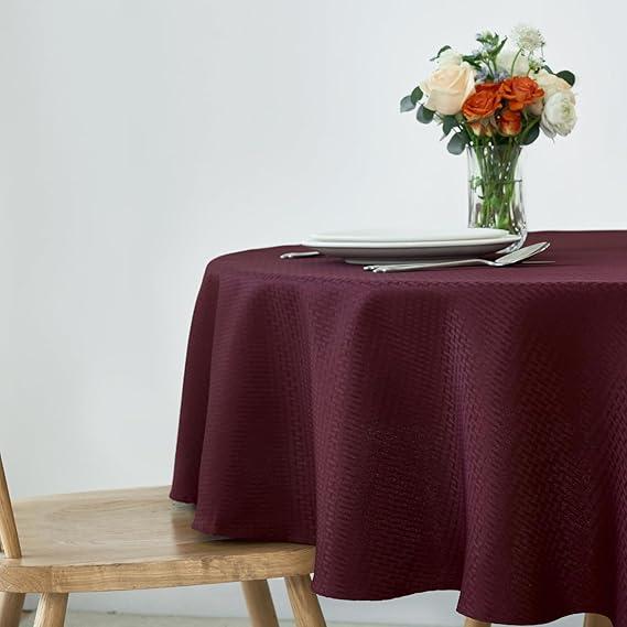 maxmill Square Jacquard Tablecloth Waterproof Spillproof Wrinkle Resistant Soft Weaved Design Table Cloth for Dinner and Party Washable Fabric Cover, Indoor and Outdoor Use, 60 x 60 Inch,
Rustic Brick