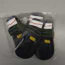 SlowTon Dog Shoes for Large Small Medium Dogs - Waterproof Dog Boots for Summer Hot Pavement, Paw Protector for Outdoor Walking Winter Snow, Anti-Slip Rubber Dog Booties for Hardwood Floor (B, 2) (#2 (Width 1.8 inch) for 21-30 lbs)