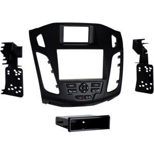 Metra 99-5827B Double/Single DIN Radio Installation Kit for 2012-Up Ford Focus, Black