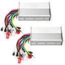 Dual Mode 12-Tube 48V 60V 64V 72V 1000W 1500W Brushless Motor Speed Controller DC Universal Replacement for High Power E-Bike Scooter (Silver)