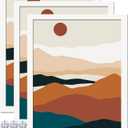 White 16x20 Picture Frame Set of 3, High Transparent Frame for 16 By 20 Photo Collage Canvas Poster Size Wall Mount and Tabletop Horizontally Vertically (White, 16 x 20 inches)