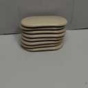  New Space Oval Furniture Sliders, 8pcs 3 1/2" x 6" - Reusable Sliders for Carpet, Heavy-Duty Movers - Easily Move & Protect Furniture & Carpet