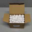 Yalumo 70 Pack Foam Balls for Crafts, 5 Size Smooth Polystyrene Foam Balls 0.8 1.2 1.6 2 2.4 Inch Round White Foam Craft Balls for School Projects, Christmas Decoration, Modeling, DIY Ornaments