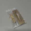 2pcs Gold Pocket Door Handles and Recessed Finger Flush Pulls, Professional Stainless Steel 304 Pocket Door Pull, Edge Flush Pull for Sliding Door, Sliding Doors