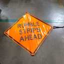 Rumble Strips Ahead - Bone Safety Signs