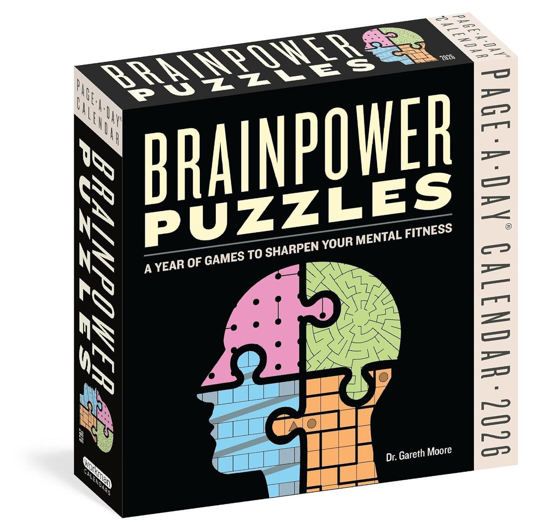 Brainpower Puzzles Page-A-Day Calendar 2026: A Year of Games to Sharpen Your Mental Fitness