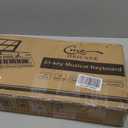 Hricane Piano Keyboard, 61 Keys Beginner Electronic Keyboard Portable Digital Music Keyboard, Early Education Music Instrument with Microphone & Music Sheet Stand (Pink)