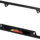 3 Color Mountain License Plate Frame Cover Holder, Carbon Fiber for Toyota Tacoma Tundra 4Runner Off Road, Truck Car Accessories 1PC