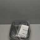 Collapsible Foot Spa Electric Rotary Massage, Foot Bath with Heat, Bubble,Temp Control, and 24 Motorized Shiatsu Massage Balls, Pedicure Foot Spa Tub for Stress Relief (Black)