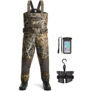 TIDEWE Breathable Chest Waders, Waterproof Insulated Hunting Waders
