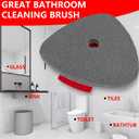 7 Pack Spin Mop Replace Head for O Cedar EasyWring 1 Tank, Includes 4 Microfiber Mop Replacement Refill, 2 Prone to Foaming Scrubber Sponge Brushes & 1 Connector for Kitchen, Bathrooms, Glass