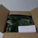 9 ft Prelit Christmas Garlands with 100 Lights Battery Operated Timer 8 Modes, Faux Snow-Kissed Pine Garland Christmas Decorations for Mantle, Stairs, Fireplace, with Pine Cones Dried Branches