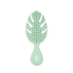 Wet Brush Go Green Mini Detangler, Green - Detangling Travel Hair Brush - Ultra-Soft IntelliFlex Bristles Glide Through Tangles & Gently Loosens Knots While Minimizing Pain, Split Ends & Breakage (Pack of 3)