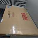 LOAAO 48”X30” Gold Bathroom Mirror, Rounded Rectangle Gold Frame Mirror, Brushed Gold Bathroom Vanity Mirror Wall-Mounted, Anti-Rust, Tempered Glass, Hangs Horizontally or Vertically