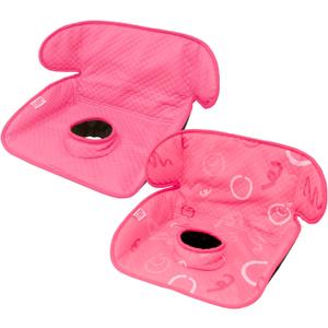 Pink Piddle Pad 2-Pack  Waterproof Car Seat & Stroller Protector for Potty Training Toddlers & Babies, Machine Washable, Anti-Slip Backing, Universal Fit