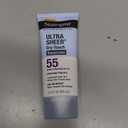 Neutrogena Ultra Sheer Dry-Touch Sunscreen For Face & Body, SPF 55 Broad Spectrum UVA/UVB Protection, Lightweight Water Resistant & Non-Greasy, Travel Size Sunscreen, 3 fl. oz