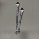 Amyhill 36 Pcs Glitter New Year Glass Crystal Teardrop Ornaments Different Size Raindrop Hanging Ornament Clear Glass Drop Chandelier Pendant Crystal with Rope for Winter Party Centerpieces Decoration