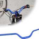 RUTU Handlebars for Surron Mid Riser,31.8mm Dirt Bike Handlebar 6061 Aluminum with Reducing Craft Fits Surron Light Bee Talaria Sting Electirc Motorcycle-Blue (Without Foam Pad)