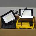 21000Lumen LED Work Lights with Stand - 3 Head Portable Work Light on Stand - IP66 Waterproof Tripod Worklights for Outdoor Indoor Job Site Workshop Garage Construction Site Lighting