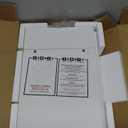 TEAMIX 2 Pack White Monitor Stand Riser - 20 inch, Wooden Desktop Stand for PC/TV/Laptop/Printer, Monitor Riser with Storage, Computer Stand with Keyboard Organizer