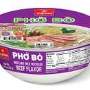 Vifon Beef Flavor Instant Rice Noodles Bowl (Pho Bo) 2.4 Oz, 12-Bowls, BB 11/26