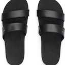 REEF Bliss Nights Eliana Slide Sandal (9, Black/Black)