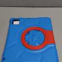 Lainergie Kids Case for iPad (A16) 11th Generation 11 Inch 2025 & iPad 10th Generation 10.9 Inch 2022, Lightweight Shockproof Kids-Friendly Case Built-in Screen Protector with Handle Stand, Blue