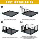 Dog Playpen with Bottom and Storage Bag, 32" H 8 Panels Puppy Pen with Square Bottom, Heavy Duty Dog Fence for Small/Medium Dogs