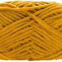 100g Hand Knitting Yarn Bulky Roving Yarn Massive Yarn DIY Chenille Yarn Chunky Knit Yarn Arm Knitting Yarn Polyester Yarn Knitting Materials(Turmeric)