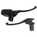 XDF 1 inch 25mm Motorcycle Handlebar Brake Master Cylinder Clutch Lever Left Clutch Lever Right Brake Master Cylinder Compatible for Honda Shadow VT600 VT750 VT1100 VT1300