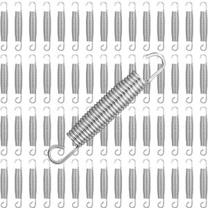 Tudomro Trampoline Springs Replacement - Heavy Duty Stainless Steel Weather Resistant Metal Trampoline Pulling Tool Accessories (5.5", Silver)