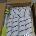 33PCS Paint Roller Kit with Extension Pole | 24 FT Pole | 9" & 4" Paint Rollers | Carry Bag | 4 Brushes & Tape | Professional Painting Supplies & Paint Brushes Set for Walls Ceilings and Home