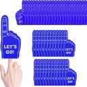 48 Pieces Mini Foam Finger, Sport Fan Party Favors, We're #1 Sports Themed Party Supplies for Baseball Basketball Football Soccer Events Team Gifts (Blue)