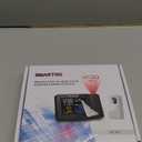 SMARTRO SC91 Projection Alarm Clock for Bedrooms with Weather Station, Wireless Indoor Outdoor Thermometer, Temperature Humidity Monitor Gauge Hygrometer