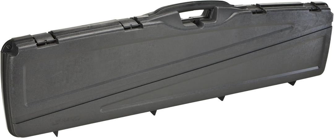 Plano Single Scoped or Double Non-Scoped Rifle Case , Black, 15.00 x 51.50 x 4.00"