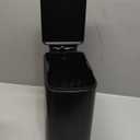 Cesun Small Bathroom Trash Can with Lid Soft Close, Step Pedal, 6 Liter / 1.6 Gallon Stainless Steel Garbage Can with Removable Inner Bucket, Anti-Fingerprint Finish (Matt Black)