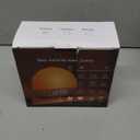 Sunrise Alarm Clock White Noise Sound Machine for Bedroom | Natural Wake-Up Light with 30 Soothing Sleep Aids, Bluetooth Speaker, Dimmable Clock, Screen-Free Design for Baby Adults Kids-Khaki