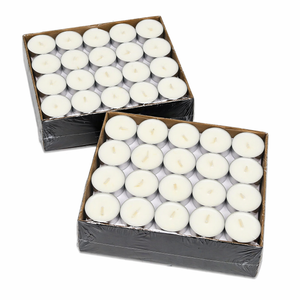 2 x AMARI TEALIGHTS UNSCENTED 100PK