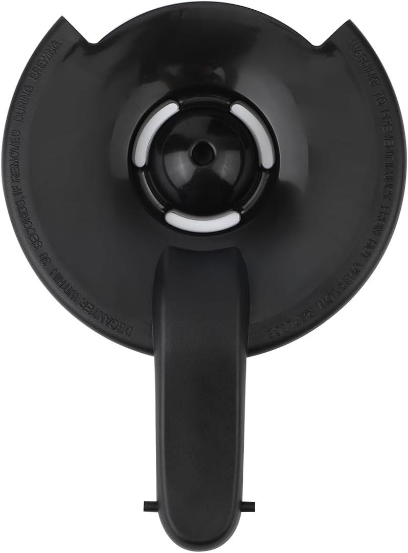 Replacement Coffee Pot Lid for Mr. Coffee Oster, Durable 12 Cup Coffee Pot Cover Carafe Top Replacement Accessories Parts for BVMC-CHX21 BVMC-CHX23 BVMC-EHX23 BVMC-EHX33CP BVMC-MVX (Black)
