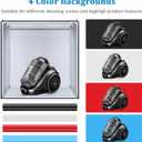 Photo Studio Box, 32x32x32 Inches Portable Foldable Photography Light Box Shooting Tent with Dimmable High CRI95+ LED Lights and 4 Backdrops for Product Photography (80cm)